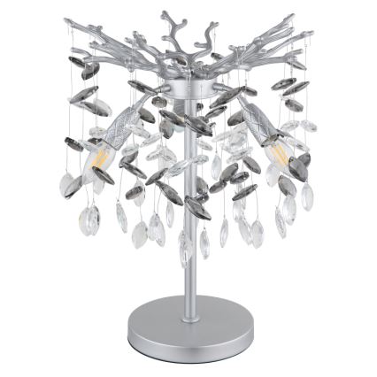 Globo - Stona lampa 3xE14/40W/230V srebrna