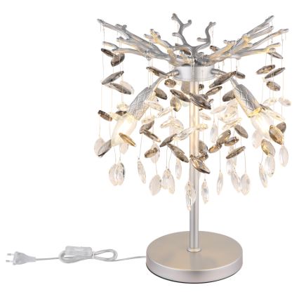 Globo - Stona lampa 3xE14/40W/230V srebrna
