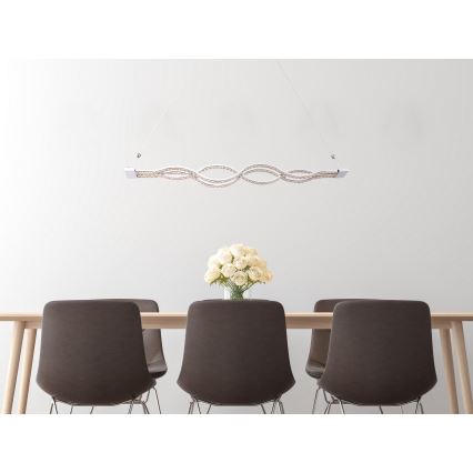 Globo - LED prigušiva viseći luster na sajli LED/30W/230V + daljinski upravljač