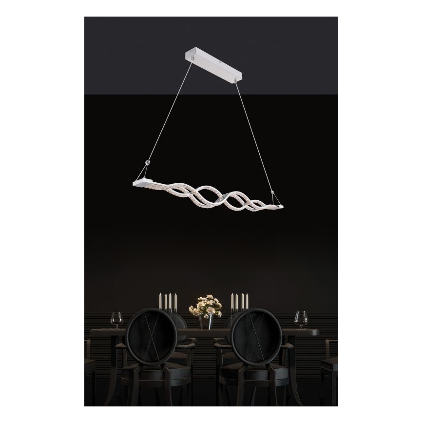 Globo - LED prigušiva viseći luster na sajli LED/30W/230V + daljinski upravljač