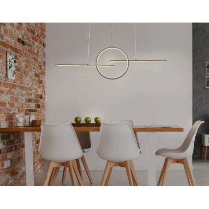 Globo - LED prigušiva luster na sajli LED/50W/230V + daljinski upravljač
