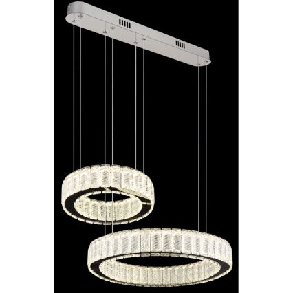 Globo - LED prigušiva luster na sajli LED/80W/230V 2700-6000K + daljinski upravljač