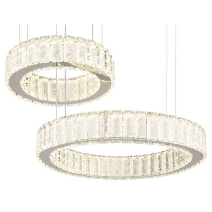 Globo - LED prigušiva luster na sajli LED/80W/230V 2700-6000K + daljinski upravljač