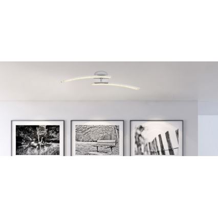 Globo - LED kupatilska plafonjera 2xLED/6W/230V IP44