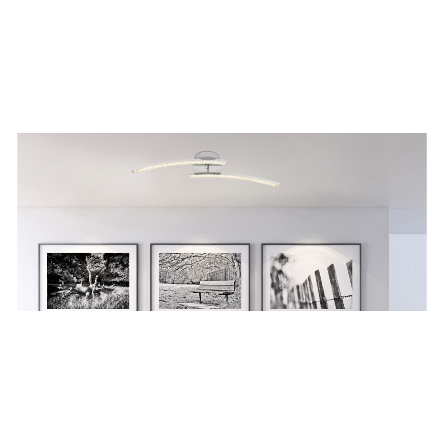Globo - LED kupatilska plafonjera 2xLED/6W/230V IP44