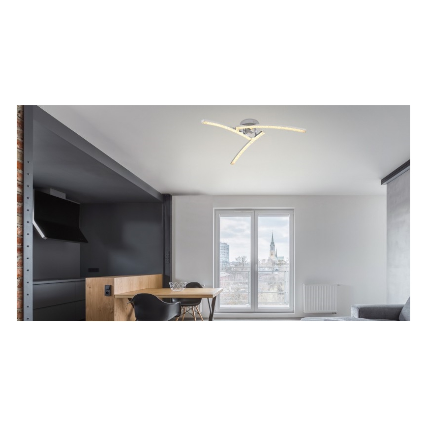 Globo - LED stropna lampa za kupatilo, površinski montirana, 3xLED/6W/230V IP44