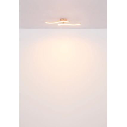 Globo - LED plafonski luster LED/12W/230V 3000K narandžasta