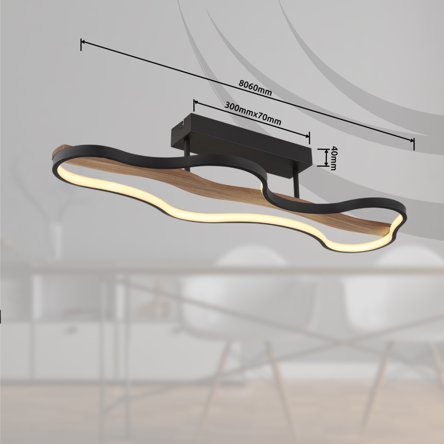 Globo - LED plafonski luster LED/30W/230V
