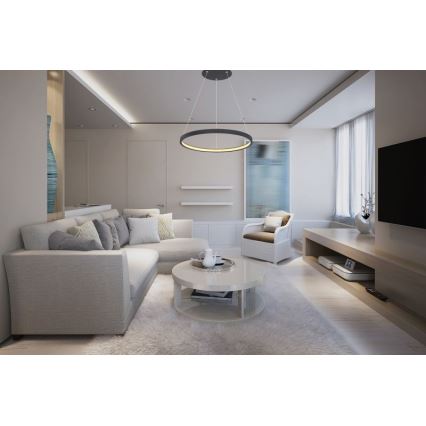 Globo - LED luster na sajli LED/19W/230V