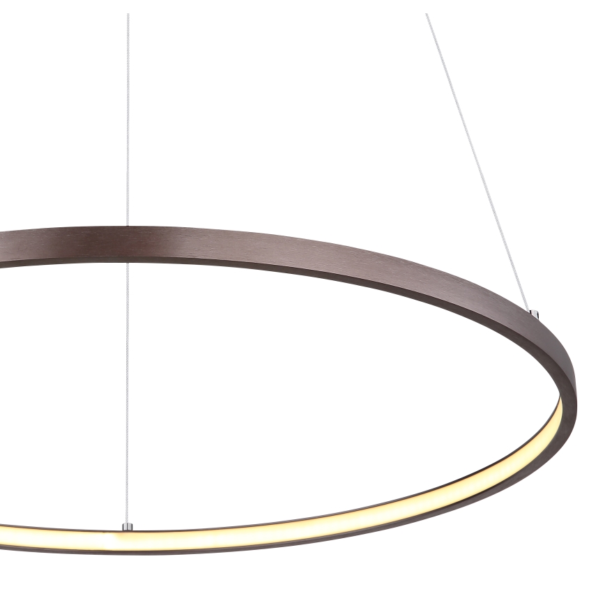 Globo - LED luster na sajli LED/29W/230V braon
