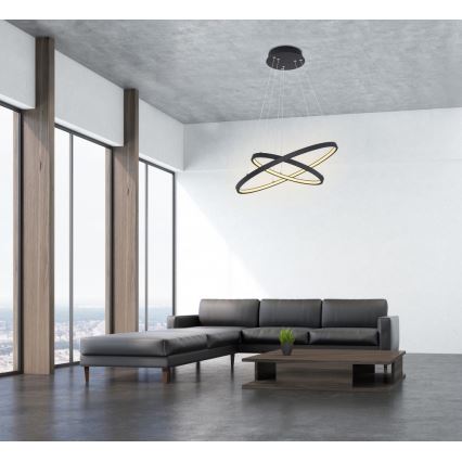 Globo - LED Prigušiva luster na sajli 2xLED/21W/230V