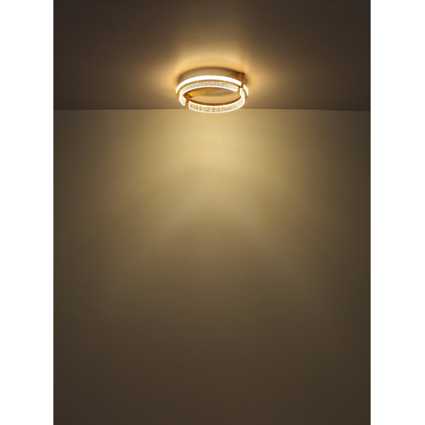 Globo - LED prigušiva kristalna plafonska svetiljka LED/36W/230V 2700K-6000K + daljinski upravljač