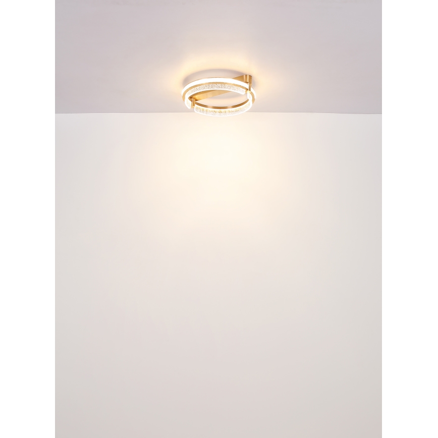 Globo - LED prigušiva kristalna plafonska svetiljka LED/36W/230V 2700K-6000K + daljinski upravljač