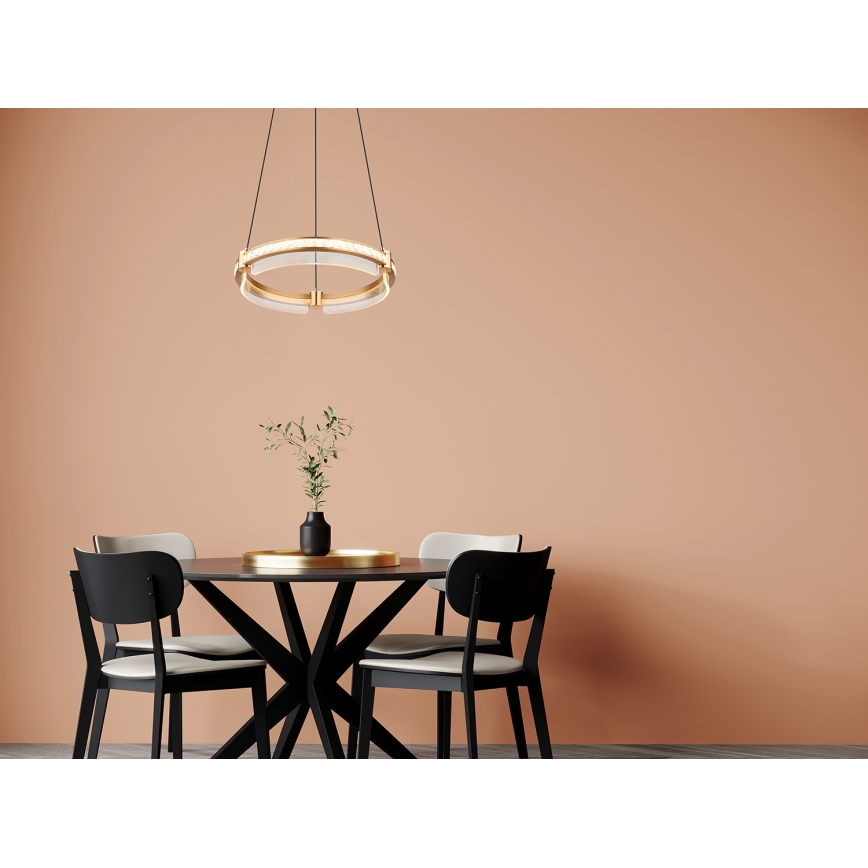 Globo - LED prigušiva kristalni luster na sajli LED/36W/230V 2700K-6000K + daljinski upravljač