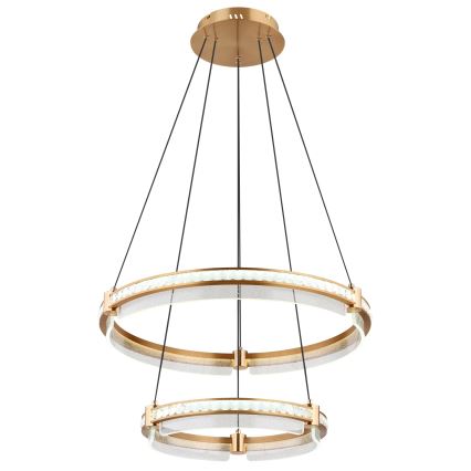 Globo - LED prigušiva kristalni luster na sajli LED/78W/230V 2700K-6000K + daljinski upravljač