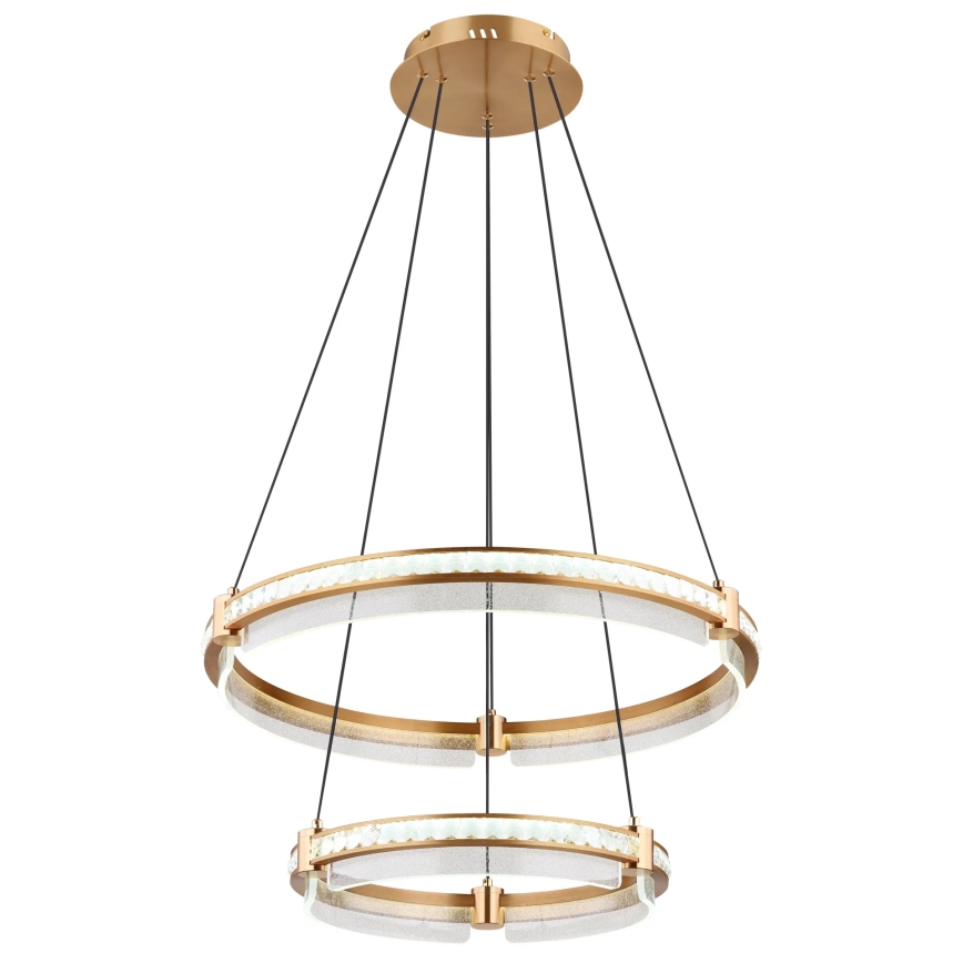 Globo - LED prigušiva kristalni luster na sajli LED/78W/230V 2700K-6000K + daljinski upravljač