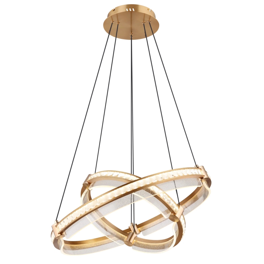 Globo - LED prigušiva kristalni luster na sajli LED/78W/230V 2700K-6000K + daljinski upravljač