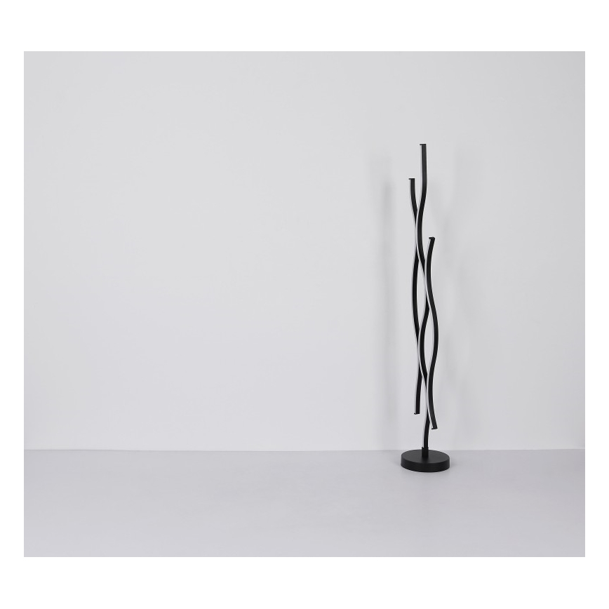 Globo - LED podna lampa LED/28W/230V 3000K crna/zlatna