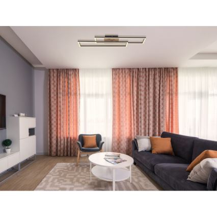 Globo - LED plafonsko svetlo LED/30W/230V 3000K 60x80 cm crno