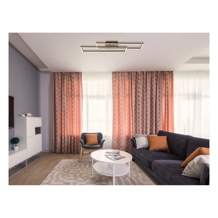 Globo - LED plafonsko svetlo LED/30W/230V 3000K 60x80 cm crno