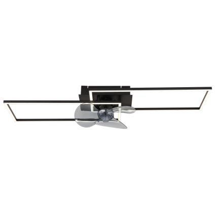 Globo - prigušiva LED plafonska lampa sa ventilatorom LED/38W/230V 3000-6500K + daljinski upravljač