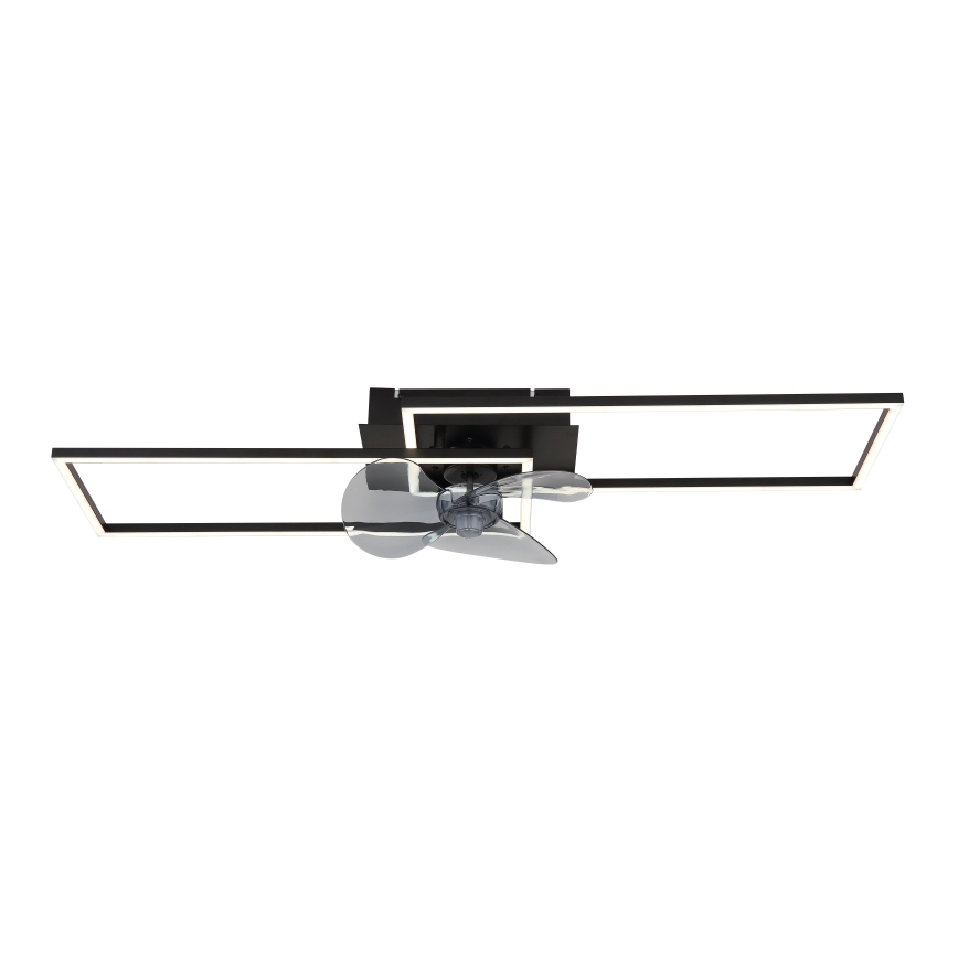 Globo - prigušiva LED plafonska lampa sa ventilatorom LED/38W/230V 3000-6500K + daljinski upravljač