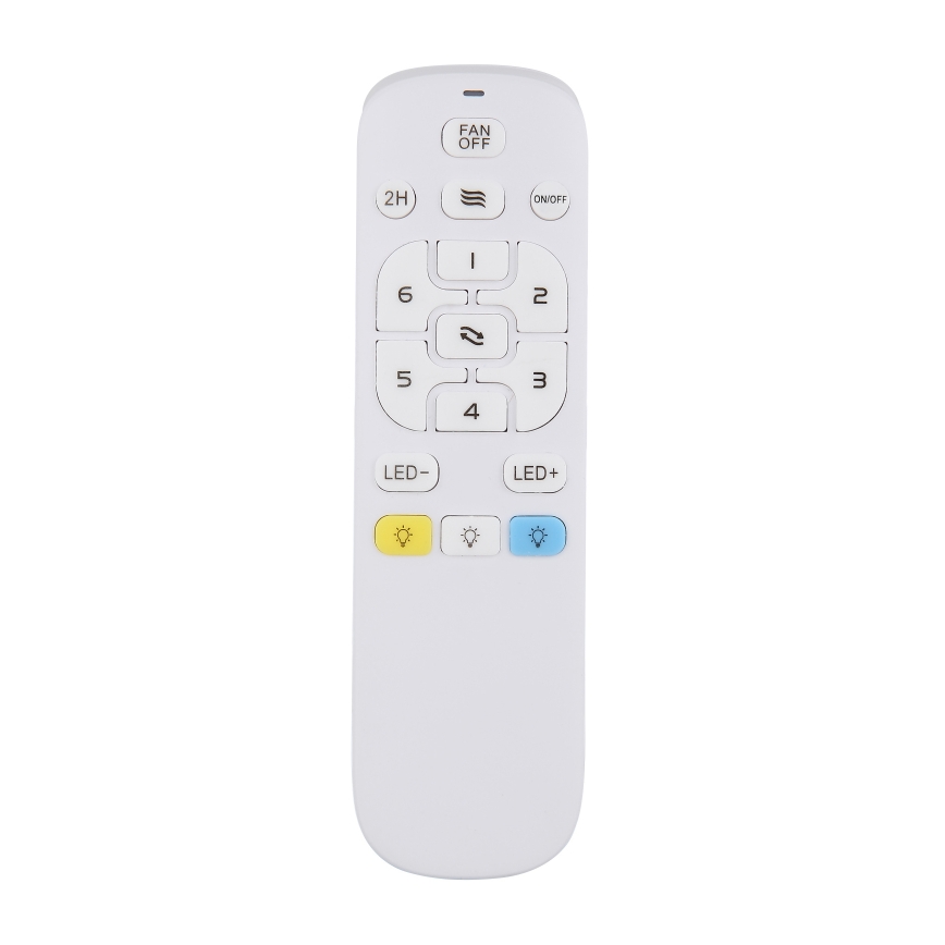 Globo - prigušiva LED plafonska lampa sa ventilatorom LED/38W/230V 3000-6500K + daljinski upravljač