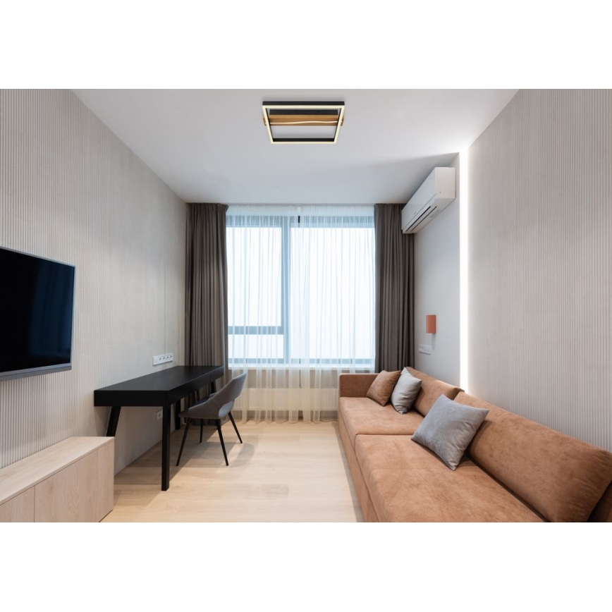 Globo - LED prigušiva prislonjena plafonska svetiljka LED/22W/230V 2700-6000K + daljinski upravljač