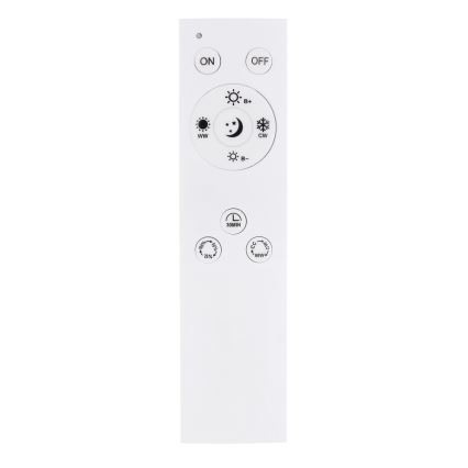 Globo - LED prigušiva prislonjena plafonska svetiljka LED/22W/230V 2700-6000K + daljinski upravljač