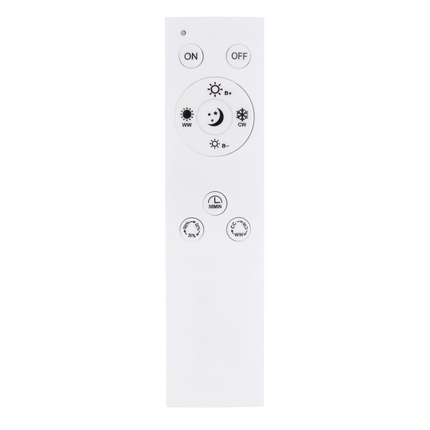 Globo - LED prigušiva prislonjena plafonska svetiljka LED/22W/230V 2700-6000K + daljinski upravljač