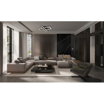 Globo - LED plafonsko svetlo LED/24W/230V 4000K crno