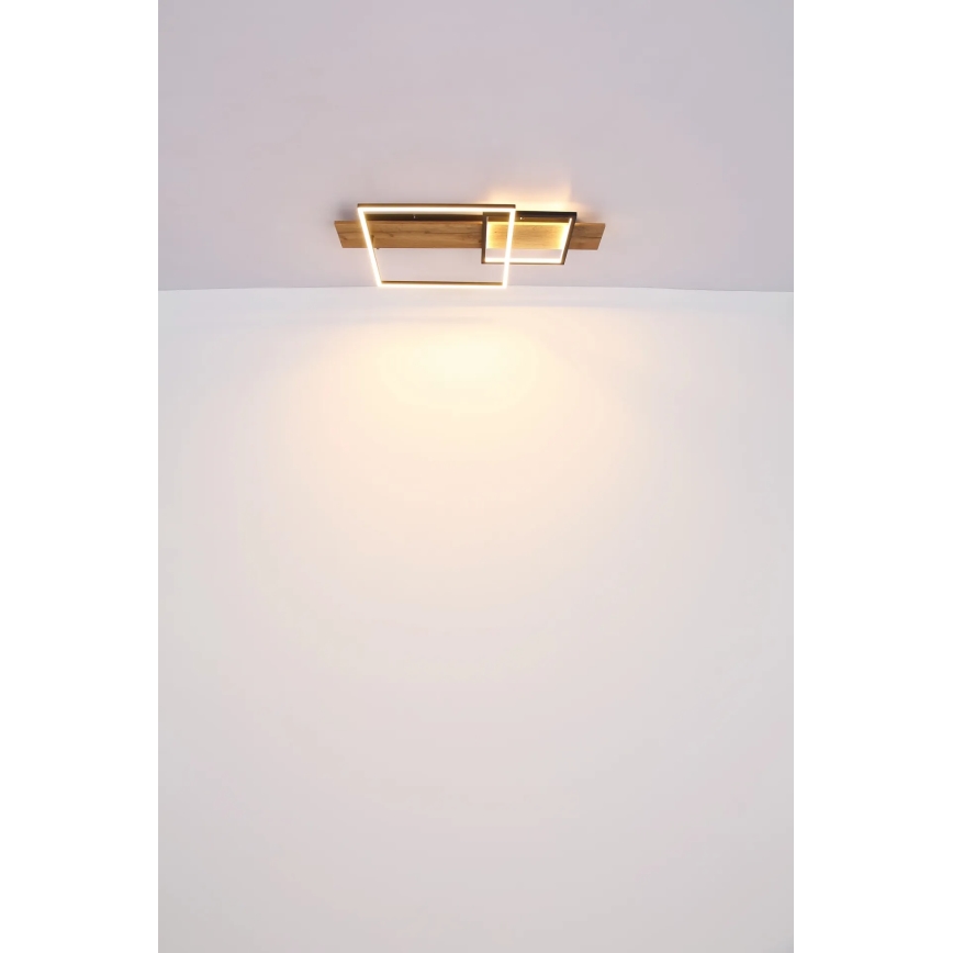 Globo 67289D1 - LED plafonsko svetlo VANNI LED/24W/230V 40x75 cm braon/crna