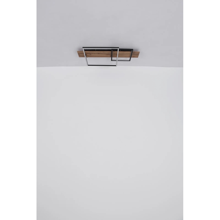 Globo 67289D1 - LED plafonsko svetlo VANNI LED/24W/230V 40x75 cm braon/crna