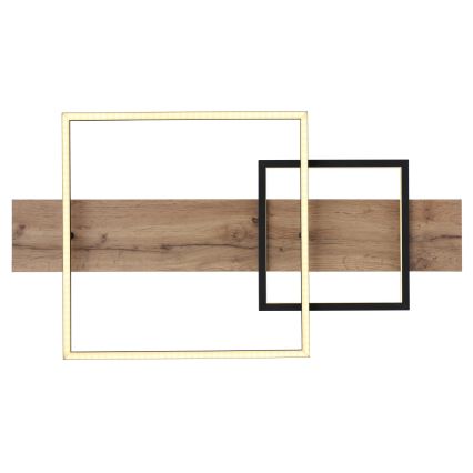 Globo 67289D1 - LED plafonsko svetlo VANNI LED/24W/230V 40x75 cm braon/crna