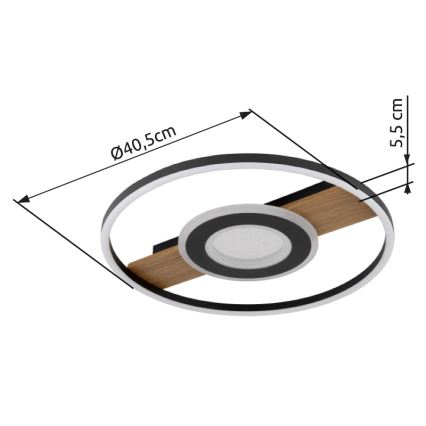 Globo - LED plafonjera 24W/230V