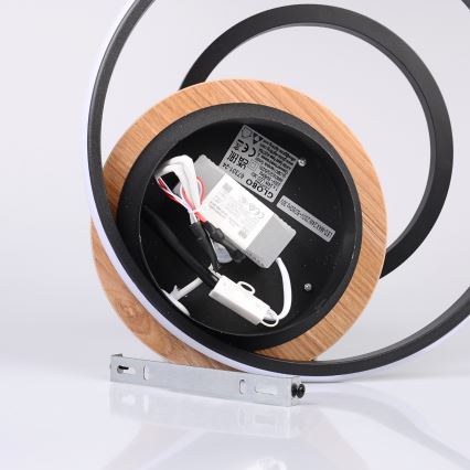 Globo - LED plafonsko svetlo LED/24W/230V crna