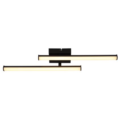 Globo - LED plafonsko svetlo, 12 W, 230 V, 3000 K, crno