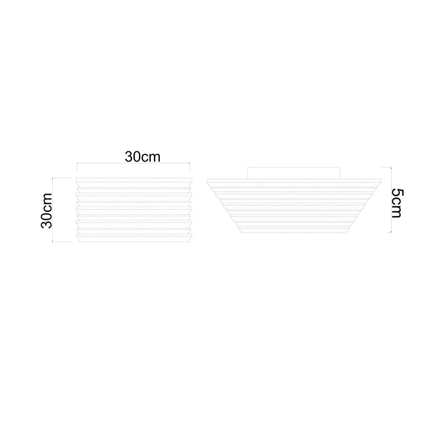 Globo - LED plafonjera LED/15W/230V 3000K 30x30 cm