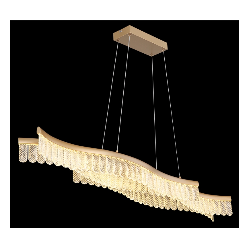 Globo - LED luster na sajli LED/35W/230V 3200K zlatna