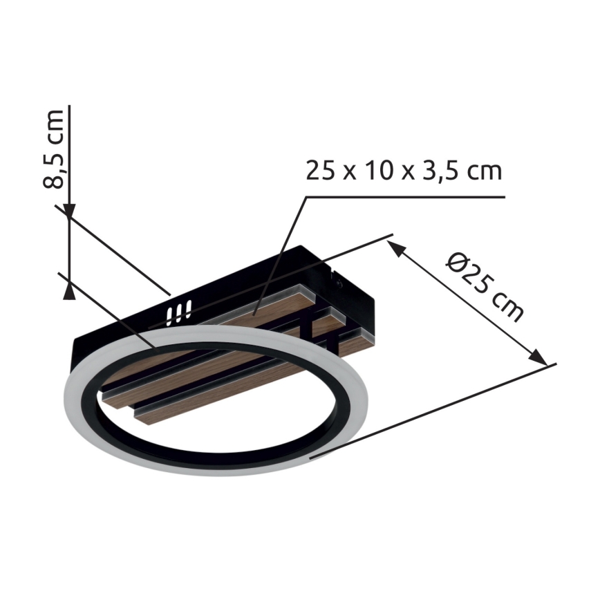 Globo - LED plafonsko svetlo LED/10W/230V 3000/4200/6000K