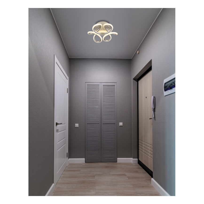 Globo - LED plafonsko svetlo LED/24W/230V 2700/4000/6000K prečnik 26 cm mat hrom