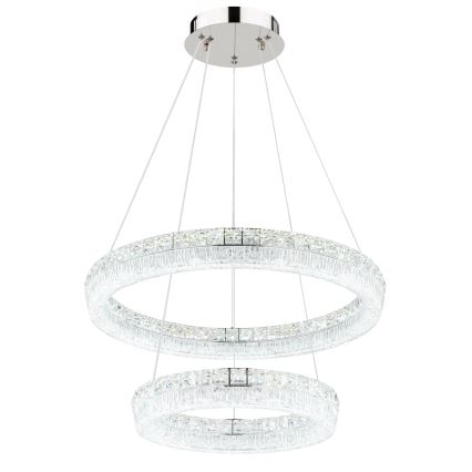 Globo - LED prigušiva luster na sajli LED/60W/230V 2700-6000K proziran + daljinski upravljač