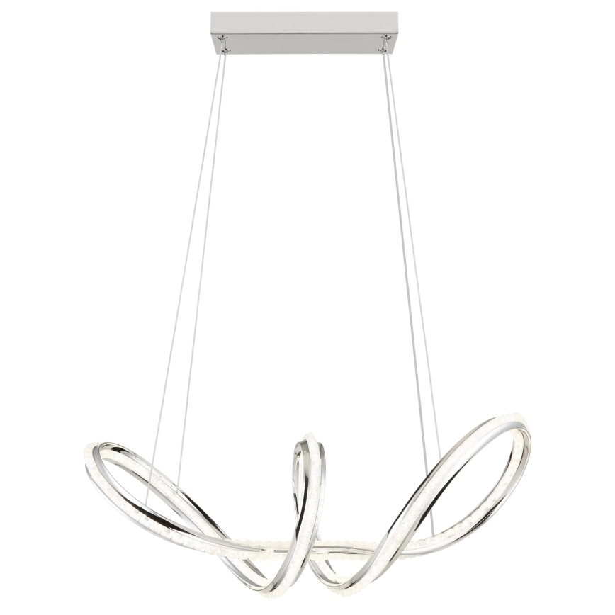 Globo - LED prigušiva luster na sajli LED/45W/230V 2700-6000K sjajni hrom + daljinski upravljač