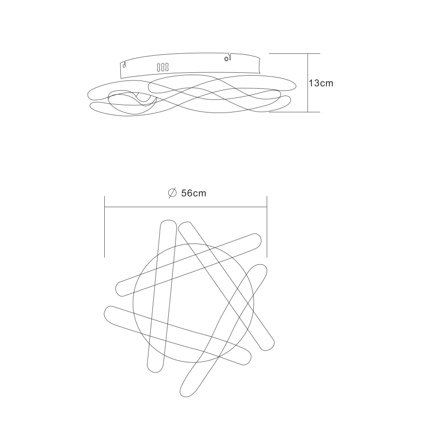 Globo - LED plafonsko svetlo 5xLED/12W/230V