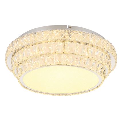Globo - LED prigušiva plafonska svetiljka LED/48W/230V 2700-6000K Ø 50 cm bela + daljinski upravljač