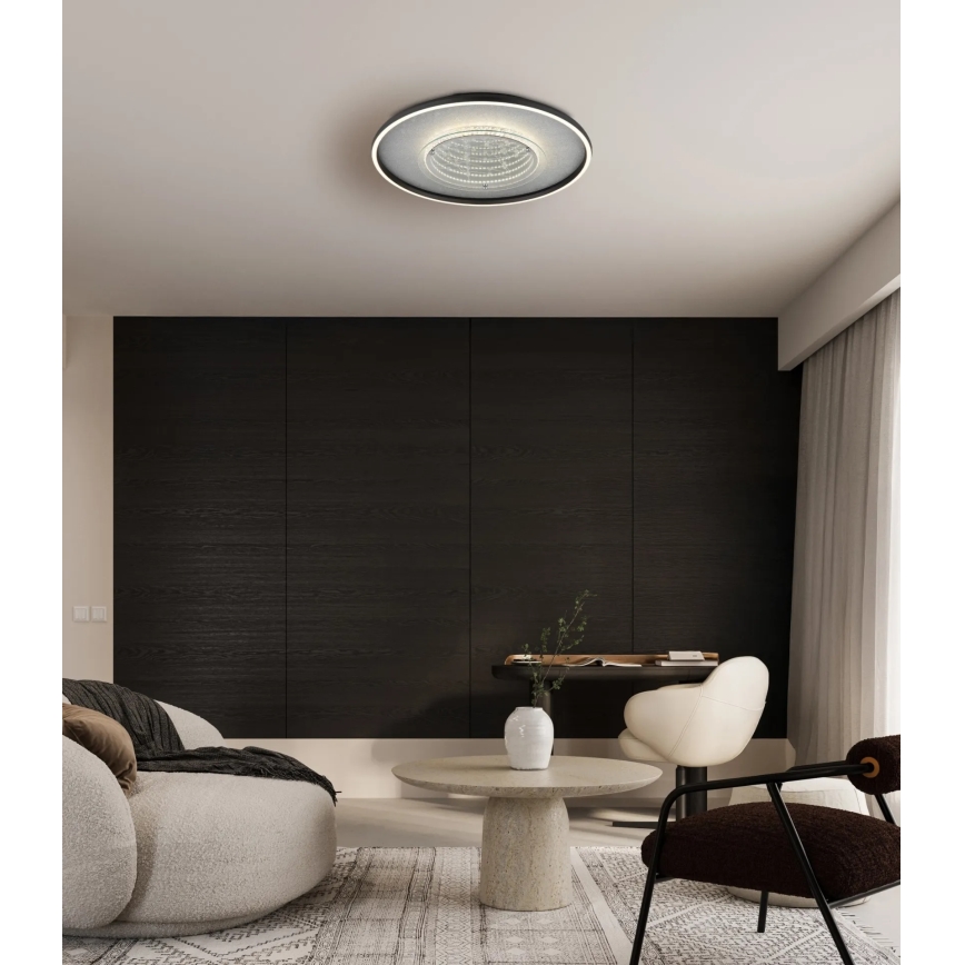 Globo - LED plafonsko svetlo LED/40W/230V 3000/4000/6000K prečnika 51,5 cm crna