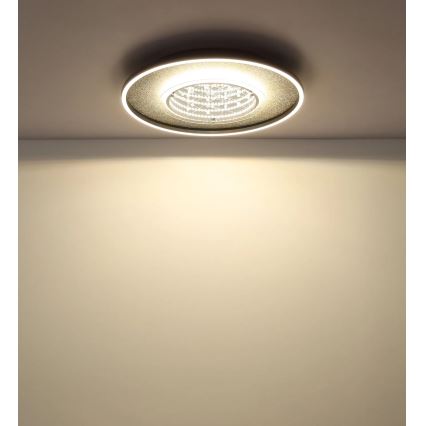 Globo - LED plafonsko svetlo LED/40W/230V 3000/4000/6000K prečnika 51,5 cm crna