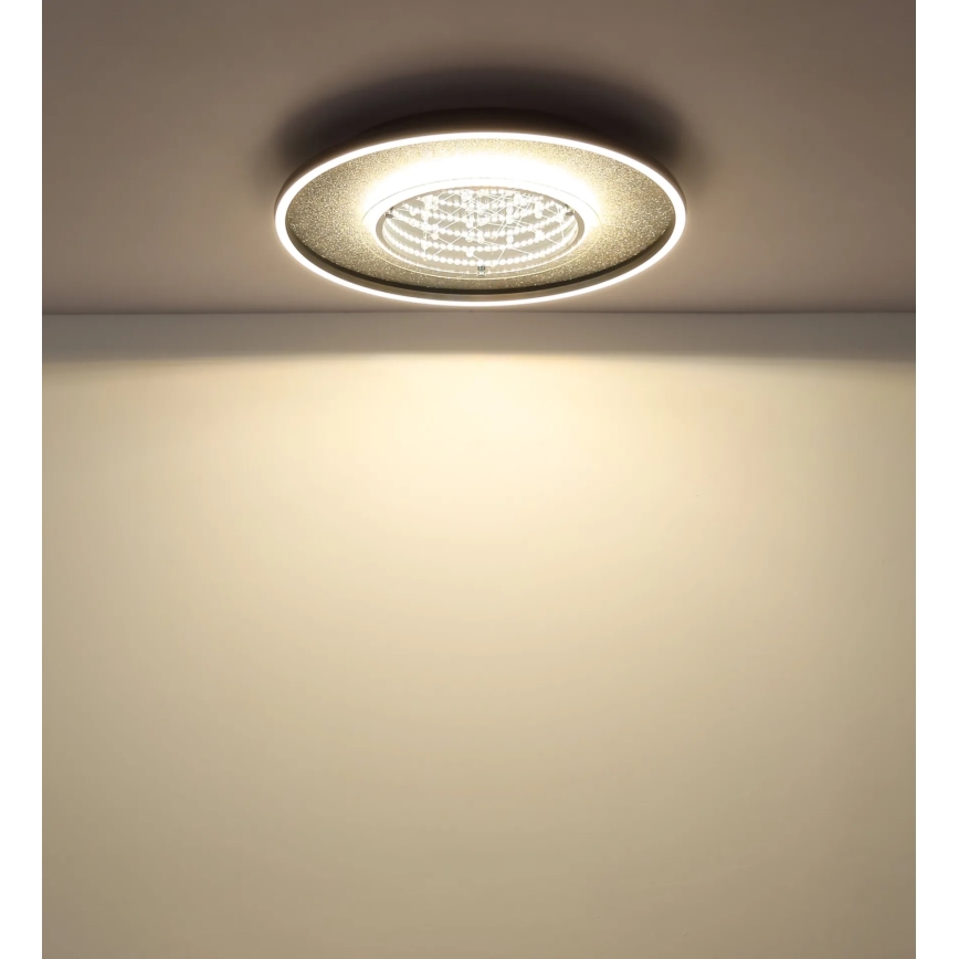 Globo - LED plafonsko svetlo LED/40W/230V 3000/4000/6000K prečnika 51,5 cm crna