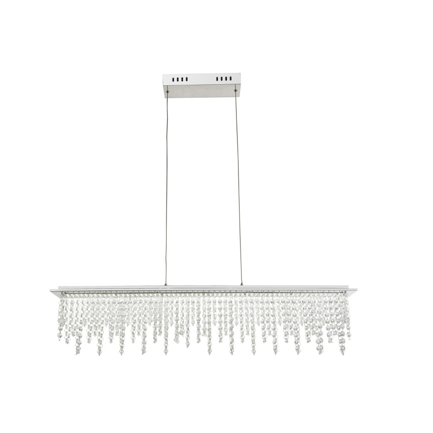 Globo - LED prigušiva kristalni luster na sajli LED/24W/230V 3000-6000K + daljinski upravljač