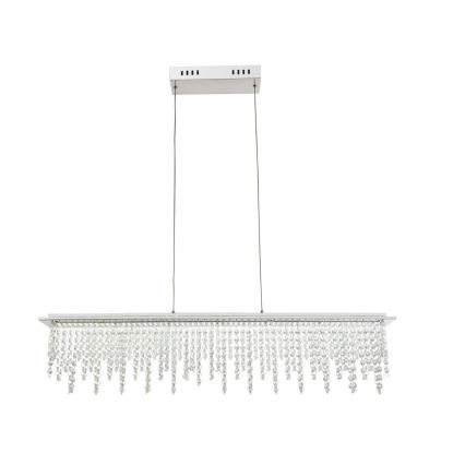 Globo - LED prigušiva kristalni luster na sajli LED/24W/230V 3000-6000K + daljinski upravljač